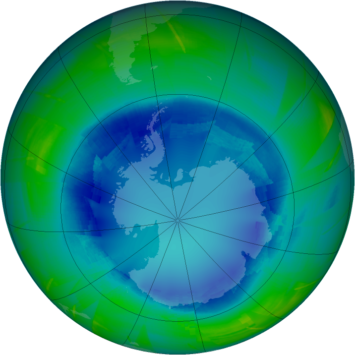 Ozone Map 2009-08-18